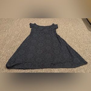 EUC Motherhood Maternity M Black lace dress short sleeve 1 pc casual cool